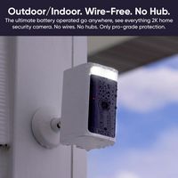Wyze - Battery Cam Pro 2k HDR Wireless Outdoor/Indoor Security Camera with Motion Detection and T... - Angle