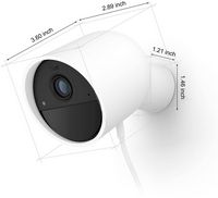 Philips - Hue Security Wired Camera - 2PK - White - Angle