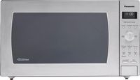 Panasonic - 2.2 Cu. Ft. 1250-Watt Countertop Microwave Oven with Inverter Technology - Stainless ... - Angle