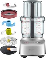 Breville - the Paradice 9-Cup Food Processor - Brushed Stainless Steel - Angle