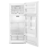 Whirlpool - 17.7 Cu. Ft. Top-Freezer Refrigerator - White - Angle