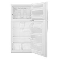 Whirlpool - 18.2 Cu. Ft. Top-Freezer Refrigerator - White - Angle