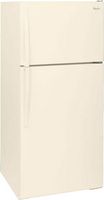 Whirlpool - 14.3 Cu. Ft. Top-Freezer Refrigerator - Biscuit - Angle