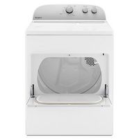 Whirlpool - 7 Cu. Ft. Electric Dryer with AutoDry Drying System - White - Angle