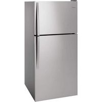 Whirlpool - 18.2 Cu. Ft. Top-Freezer Refrigerator - Stainless Steel - Angle