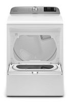 Maytag - 7.4 Cu. Ft. Smart Gas Dryer with Extra Power Button - White - Angle