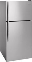 Whirlpool - 18.3 Cu. Ft. Top-Freezer Refrigerator - Stainless Steel - Angle