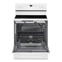 Whirlpool - 5.3 Cu. Ft. Freestanding Electric Range with Keep Warm Setting - White - Angle