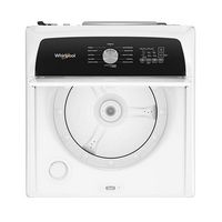 Whirlpool - 4.5 Cu. Ft. Top Load Washer with Built-In Water Faucet - White - Angle
