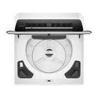 Whirlpool - 5.2-5.3 Cu. Ft. Smart Top Load Washer with 2 in 1 Removable Agitator - White - Angle