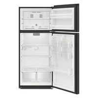 Whirlpool - 16.3 Cu. Ft. Top-Freezer Refrigerator - Black - Angle