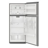 Whirlpool - 16.3 Cu. Ft. Top-Freezer Refrigerator - Stainless Steel - Angle