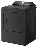Whirlpool - 7.0 Cu. Ft. Gas Dryer with Moisture Sensor - Volcano Black - Angle
