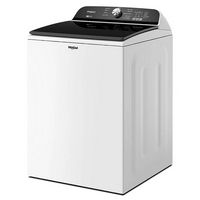 Whirlpool - 5.3 Cu. Ft. High Efficiency Top Load Washer with 2 in 1 Removable Agitator - White - Angle