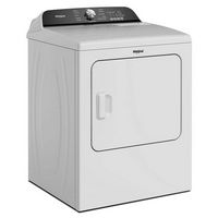 Whirlpool - 7.0 Cu. Ft. Electric Dryer with Moisture Sensor - White - Angle
