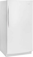 Whirlpool - 15.7 Cu. Ft. Frost-Free Upright Freezer - White - Angle