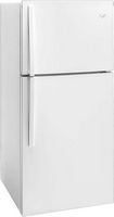 Whirlpool - 19.3 Cu. Ft. Top-Freezer Refrigerator - White - Angle