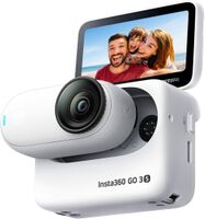 Insta360 - GO 3S (128GB) Action Camera - White - Angle