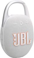 JBL - Clip 5 Portable Bluetooth Speaker - White - Angle