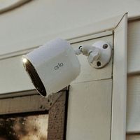 Arlo - Pro 5S 2K Indoor/Outdoor Wire Free Spotlight Security Camera- 2 Camera - White - Angle