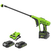 Greenworks - 24V Cordless Car Cleaning 3 Piece Combo Kit with Two (2) 2.0Ah Batteries & Charger -... - Angle