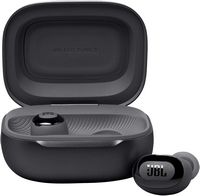 JBL - Live Buds 3 True Wireless Noise Cancelling Earbuds - Black - Angle