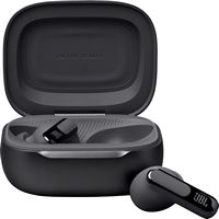 JBL - Live Beam 3 True Wireless Noise Cancelling Earbuds - Black - Angle