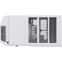 LG - 12,000 BTU High Efficiency Dual Inverter Window Air Conditioner with Wi-Fi and LCD Remote, 1... - Angle