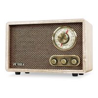 Victrola - Willow 3W Bluetooth Radio with Speakers - Natural - Angle