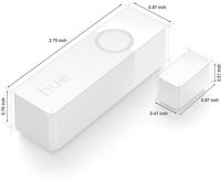 Philips - Hue Secure Contact Sensor - White - Angle