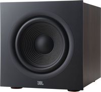 JBL - Stage 200P 10-Inch Powered Subwoofer - Espresso - Angle