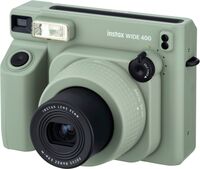 Fujifilm - instax WIDE 400 Instant Camera - Sage Green - Angle