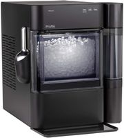 GE Profile - Opal 2.0 Ultra Nugget Ice Maker with Side Tank and Scale Inhibiting Filter - Carbon ... - Angle
