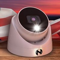 Night Owl - 2-Camera Indoor/Outdoor Add On Wired 2K Security Dome Cameras with 2-Way Audio - White - Angle