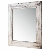 TRINITY - DRAKESTONE | 22x26 Barnwood Mirror | White Wash - White Wash - Angle