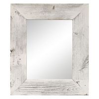 TRINITY - DRAKESTONE | 17x20 Barnwood Mirror | White Wash - White Wash - Angle