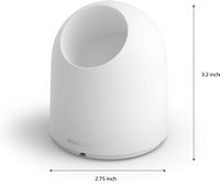 Philips - Hue Desktop Stand Accessory - White - Angle