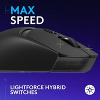 Logitech - G309 LIGHTSPEED Lightweight Wireless Optical Gaming Mouse with HERO 25K Sensor - Wirel... - Angle