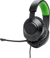 JBL - Quantum 100X Wired Gaming Headset for Xbox, PC, Switch, PS5 and PS4 - Black - Angle