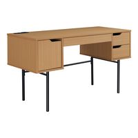 OSP Home Furnishings - Denmark Executive Desk - Natural - Angle