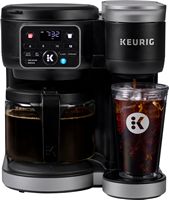 Keurig - K-Duo Single Serve & Carafe Coffee Maker - Black - Angle
