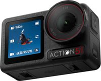 DJI - Osmo Action 5 Pro 4K Action Camera Standard Bundle - Black - Angle