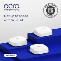 eero - Pro 6E AXE5400 Tri-Band Mesh Wi-Fi 6E System (3-pack) - White - Angle