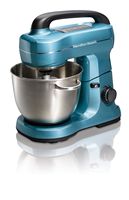 Hamilton Beach - Orbital 7-Speed Tilt-Head Stand Mixer - Blue - Angle