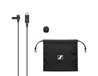 Sennheiser - XS Lav USB-C Omnidirectional Clip-on Microphone - Black - Angle