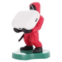 Cable Guys by Exquisite Gaming - Cable Guys: Squid Games - Triangle Guard Earbud & Phone Holder - Angle