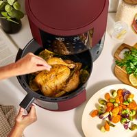 bella PRO - SmartCrisp 8-qt. Touchscreen Air Fryer - Brick - Angle