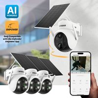 Defender - Solar Powered 4K AI Everwatch Wireless Security PTZ Camera with 3W Solar Panel, AI Det... - Angle