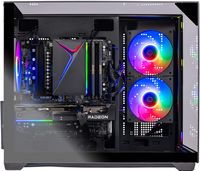 Skytech Gaming - CRYSTAL Gaming Desktop PC - AMD Ryzen 7 7700 - 16GB Memory - AMD Radeon RX 9060X... - Angle