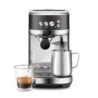Breville - the Bambino Plus Espresso Machine with 15 bars of pressure and Milk Frother - Black St... - Angle